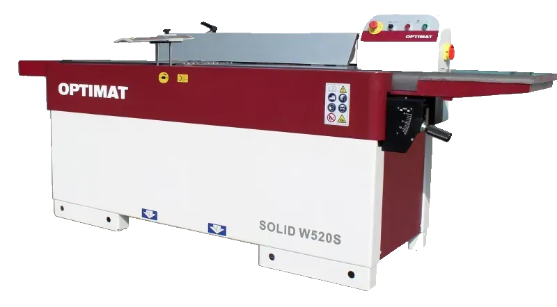 Фугувально-рейсмусовий верстат OPTIMAT SOLID W520S зі спіральним валом